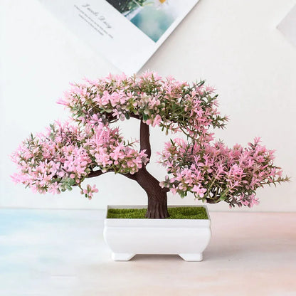 Sztuczne rośliny bonsai, dekoracja doniczkowa do domu